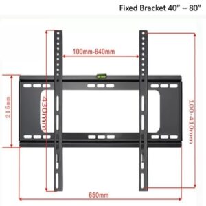 B64 tv bracket fixed wall mount LARGE