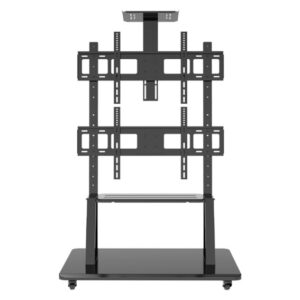 TV Stand With Wheels (Dual Screen)