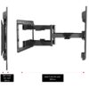 Double Arm Full Motion TV Wall Mount (Extra Large) - S9 Singapore 1