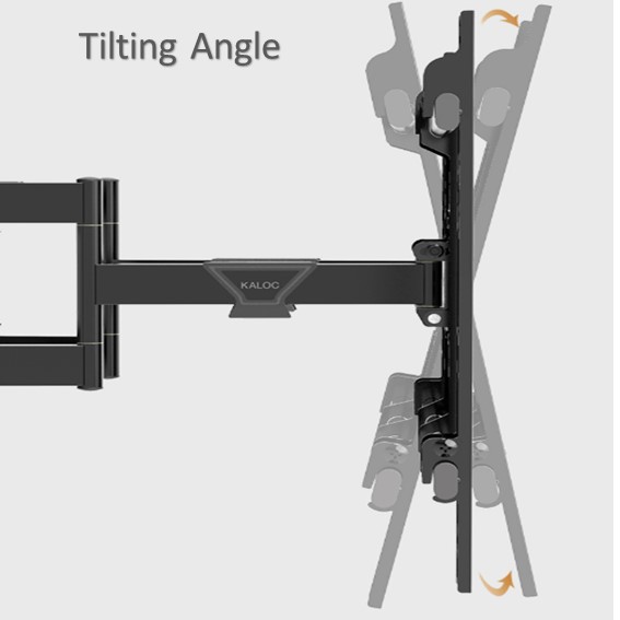 H10 Double Arm Full Motion TV Wall Mount (Extra Large) in Singapore 2