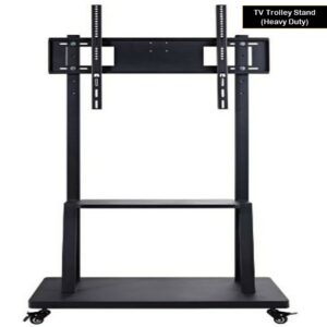 tv trolley stand with wheels heavy duty product